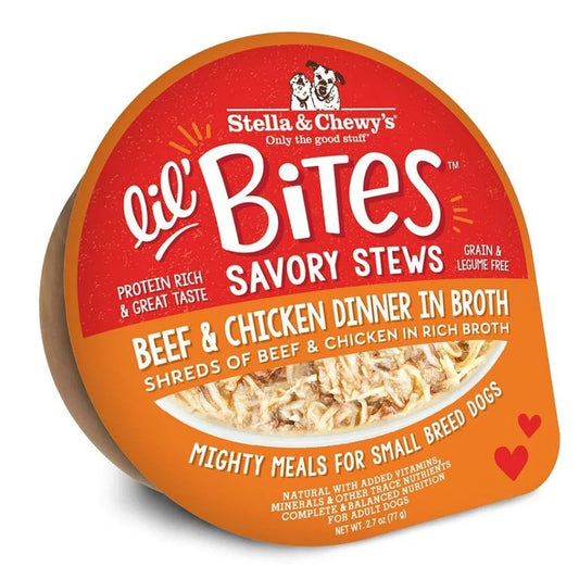Wet Dog Food Stella Beef Recipe 2 7oz Daily Meals Premium - main product image