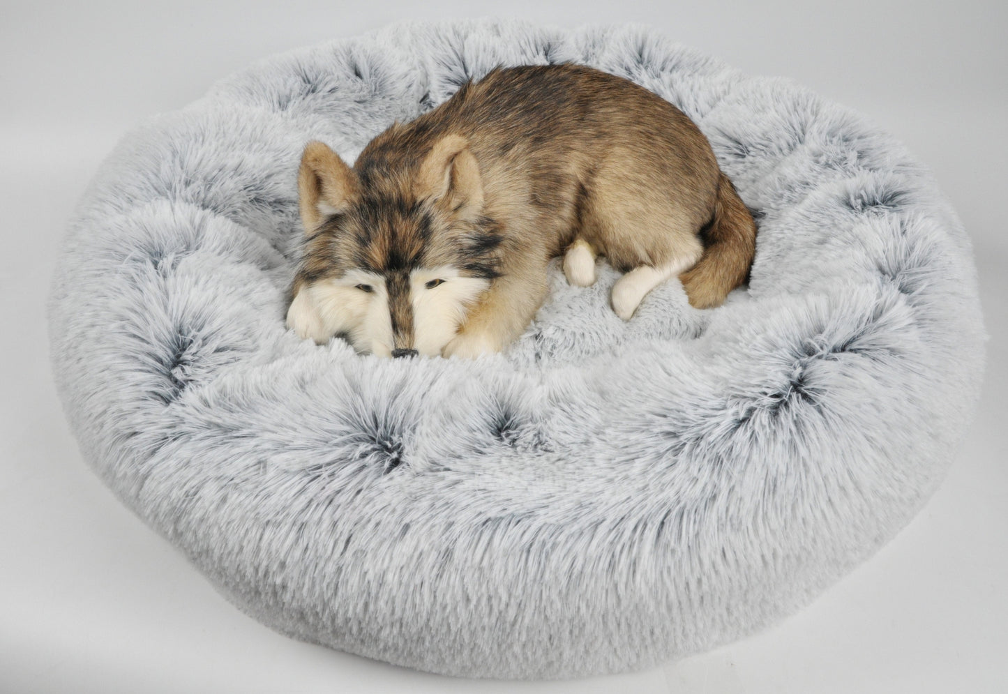 Mr. Peanut's 28" OrthoPlush� Pet Bed - Snowflake White Two Tone - gallery image 27
