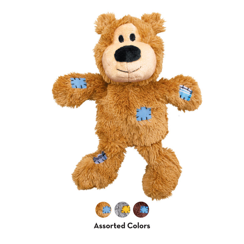 KONG Wild Knots Bear Plush Dog Toy Durable Play - gallery image 5