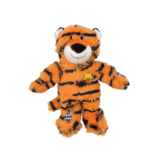 KONG Wild Knots Tiger Plush Dog Toy Durable Play - main product image