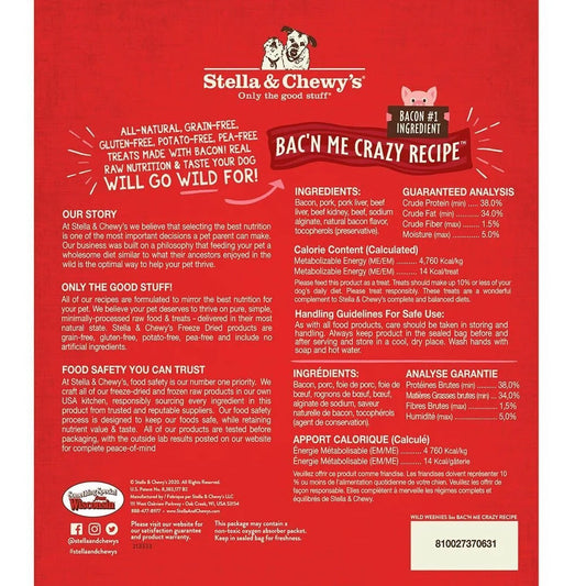 Dog Treats Stella Bacon Chews 11oz Training Rewards Premium - detail view