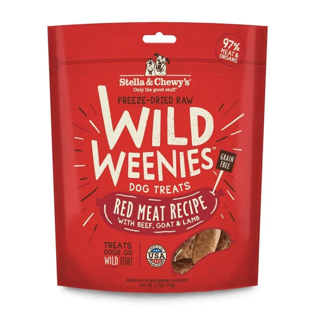 Stella Chewy S Freeze Dried Wild Weenies Red Meat Dog Treats - main product image