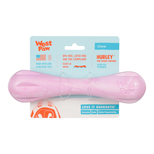 Hurley Bubblegum Swirl Interactive Dog Toy Durable Play - detail view