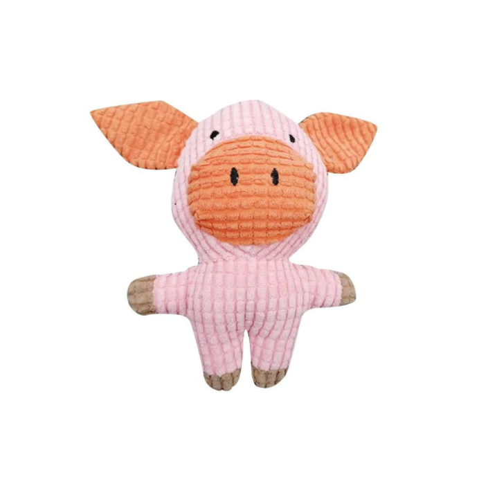 Pet Plush Squeaky Toy - Pig - main product image