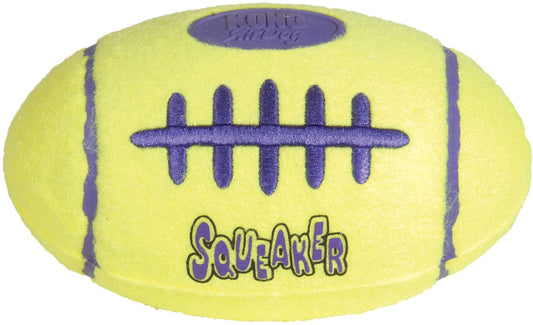 KONG AirDog Squeaker Football Dog Toy Non Abrasive Tennis - main product image