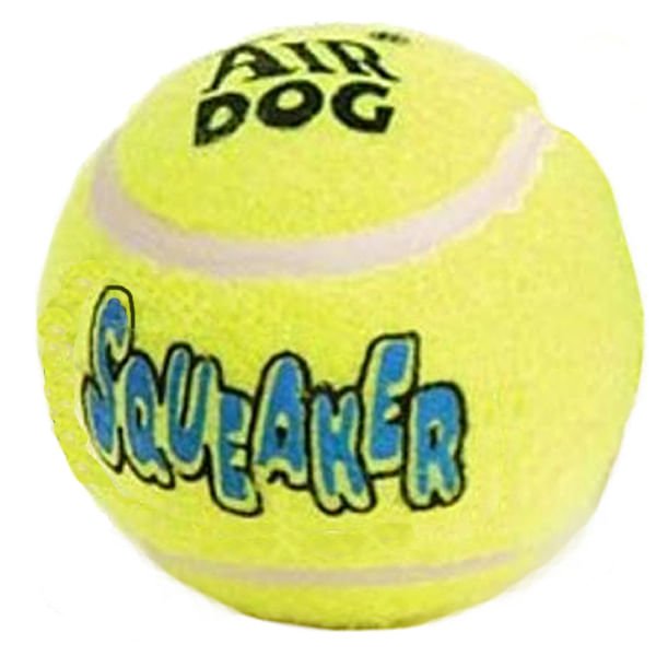 Air KONG Squeaker Tennis Balls for Dogs - detail view | Dog Toys at Purrfect Pet Kingdom