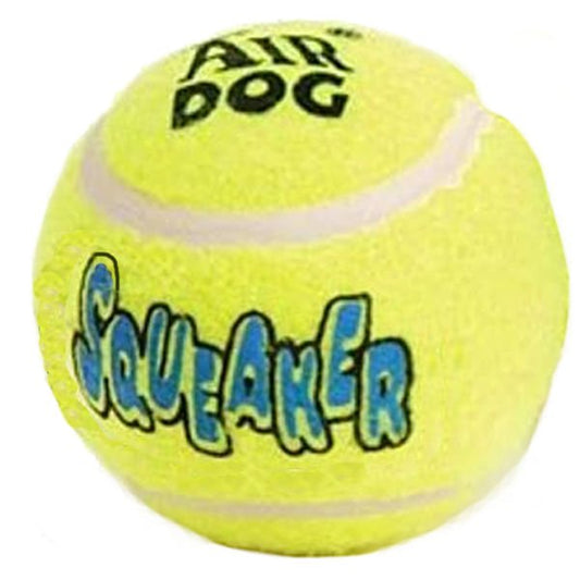 Air KONG Squeaker Tennis Balls for Dogs - detail view | Dog Toys at Purrfect Pet Kingdom