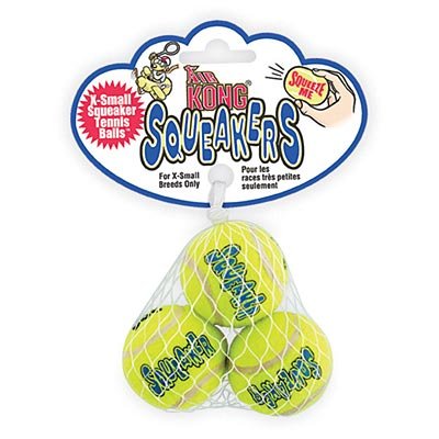 Air KONG Squeaker Tennis Balls for Dogs - lifestyle view | Dog Toys at Purrfect Pet Kingdom
