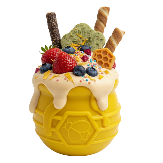 Honey Pot Dog Ecup Treat Dispenser Durable Pup X Rubber Toy - main product image