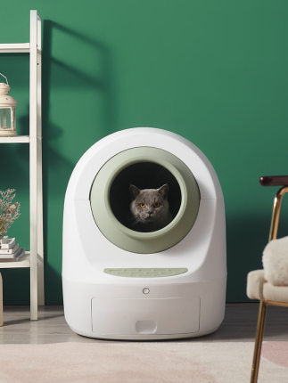 Automatic Enclosed Wi-Fi Smart Cat Litter Box - close up view | Cat Litter Boxes at Purrfect Pet Kingdom