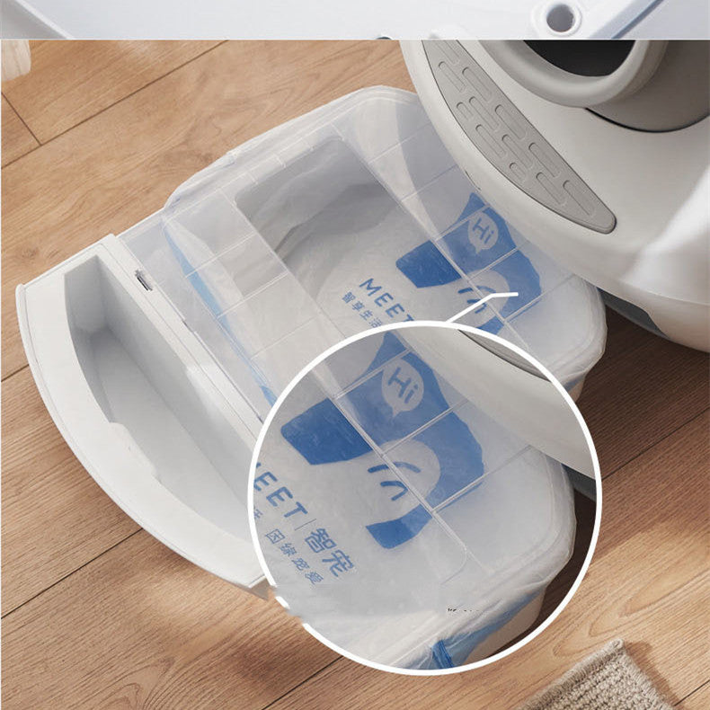 Automatic Enclosed Wi-Fi Smart Cat Litter Box - lifestyle view | Cat Litter Boxes at Purrfect Pet Kingdom