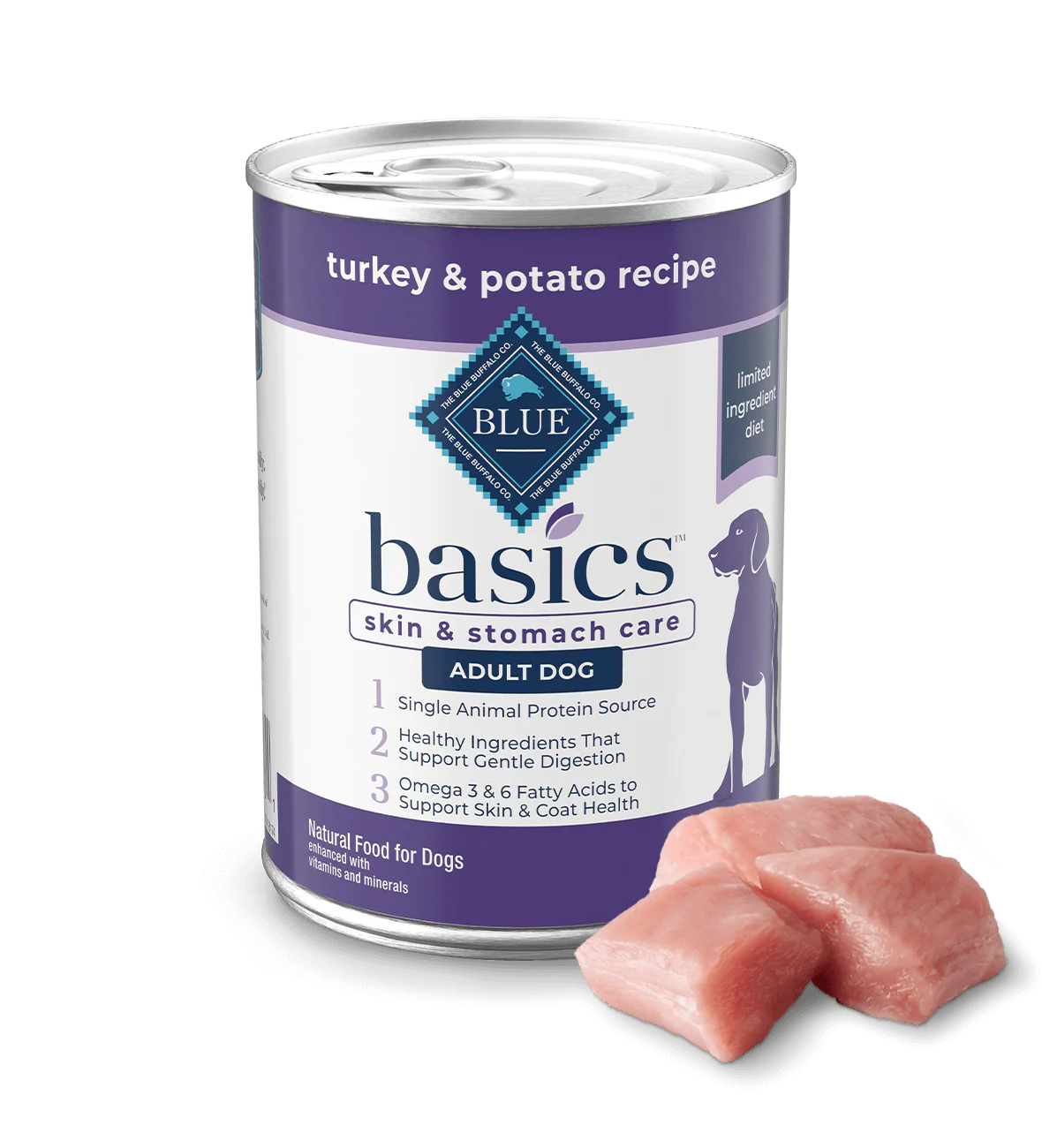 Blue Buffalo Basics Adult Grain Free Turkey Potato Limited - main product image
