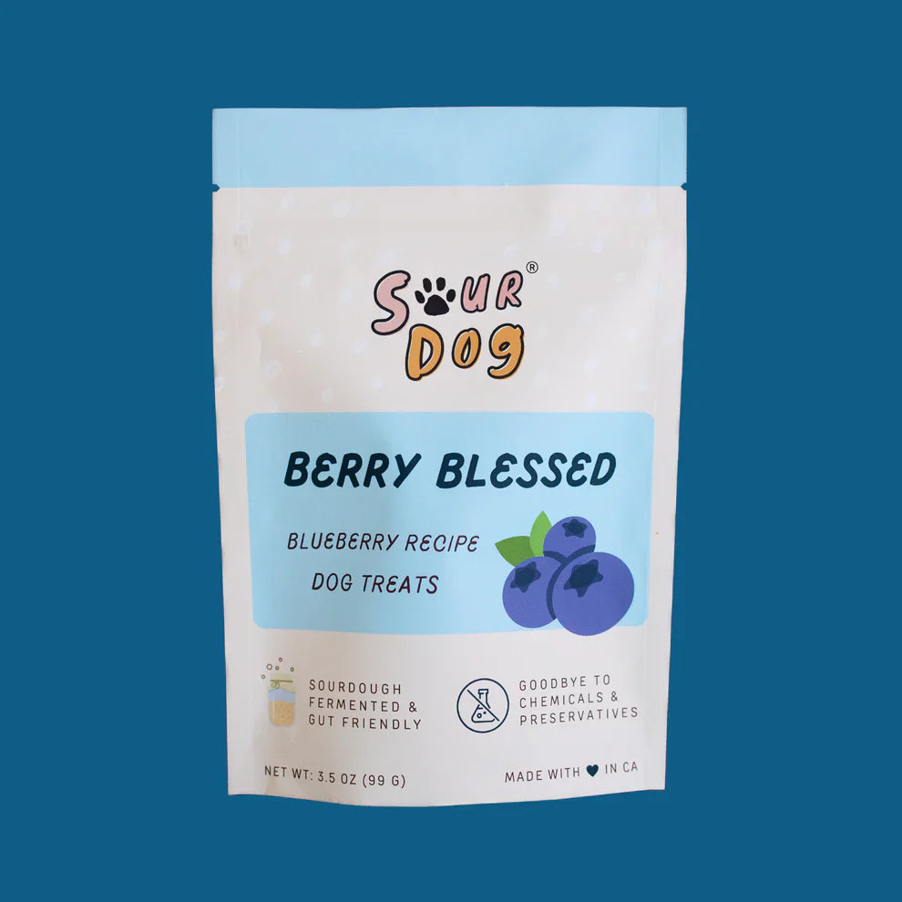Sour Dog Berry Blessed Blueberry Dog Treats 3 5Oz Dog Treats - main product image