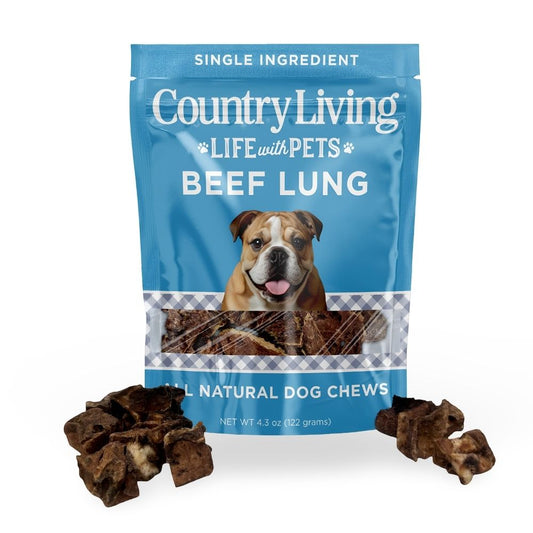 Dog Treats Country Living 4-6 Beef Lung Slices Treats 8oz - main product image for dog treats