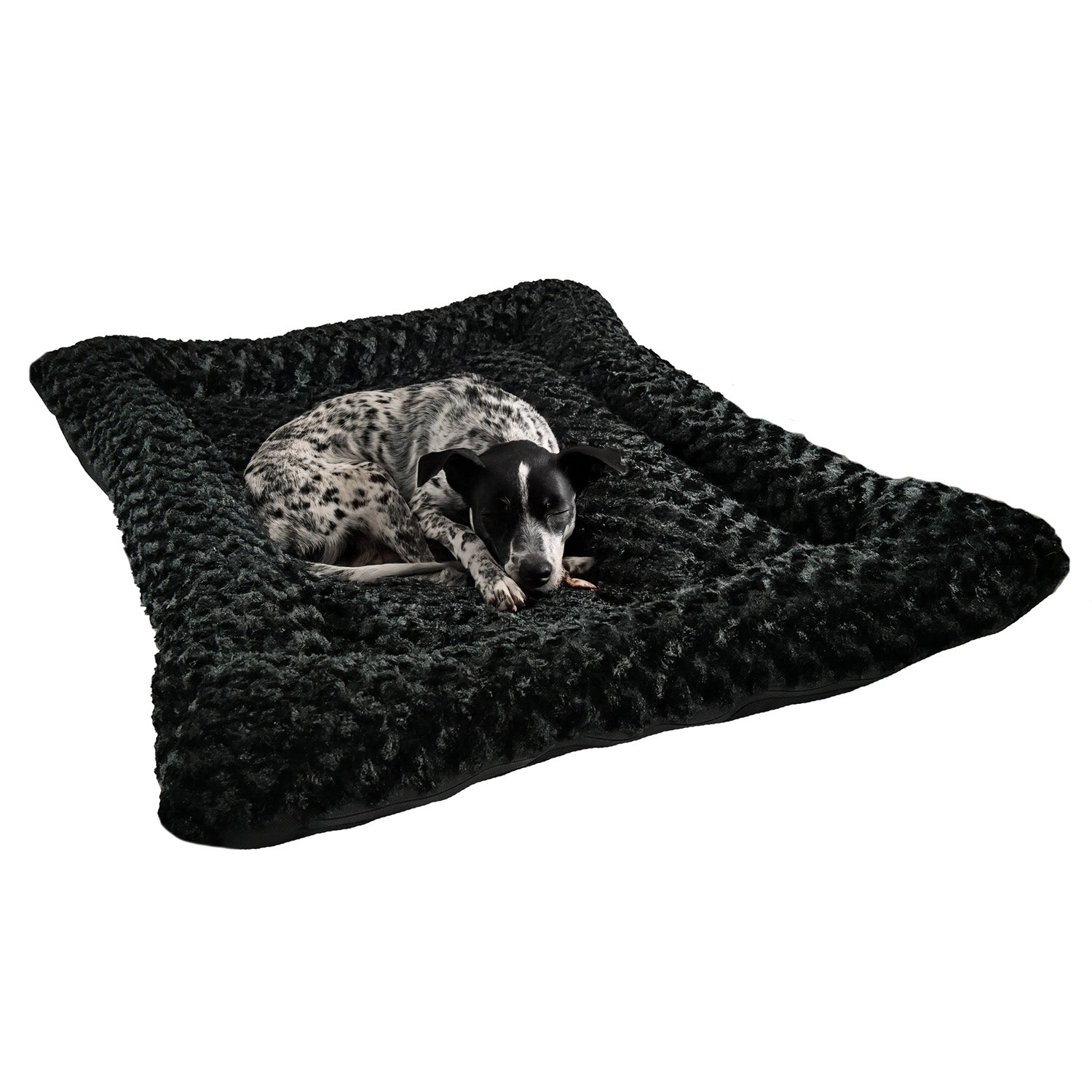 Dog Bed Rectangle Bolstered Furvana Cloud Washable Pet Bed - lifestyle view