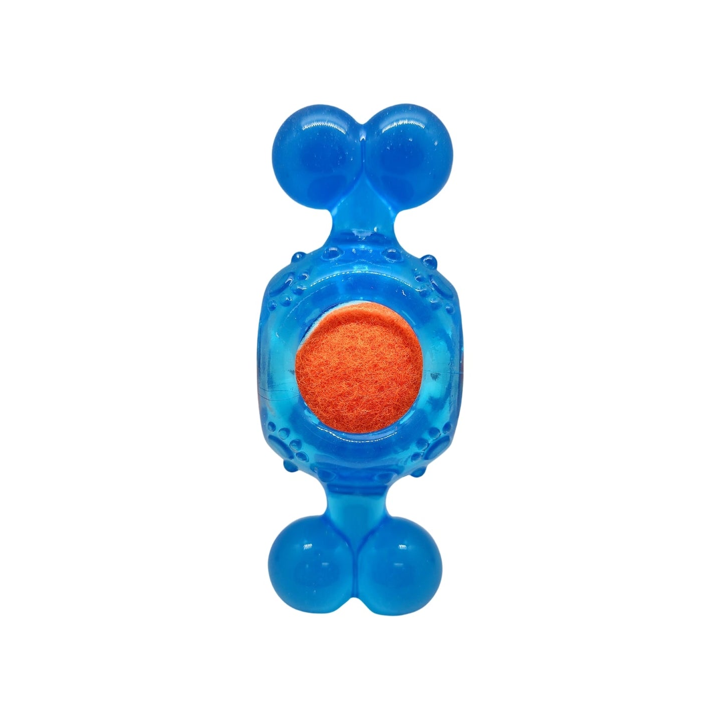 Dog Treats Blue Candy-Inspired Squeaky Tennis Ball Chew Toy - main product image for dog treats
