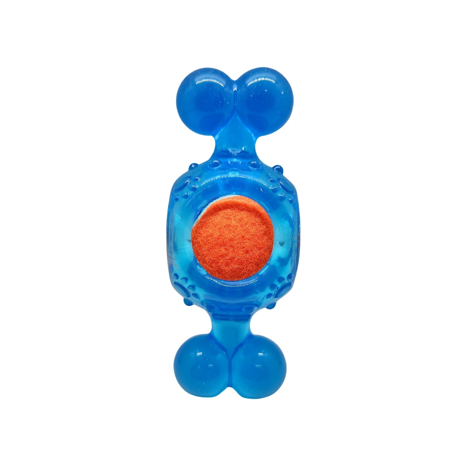 Dog Treats Blue Candy-Inspired Squeaky Tennis Ball Chew Toy - main product image for dog treats