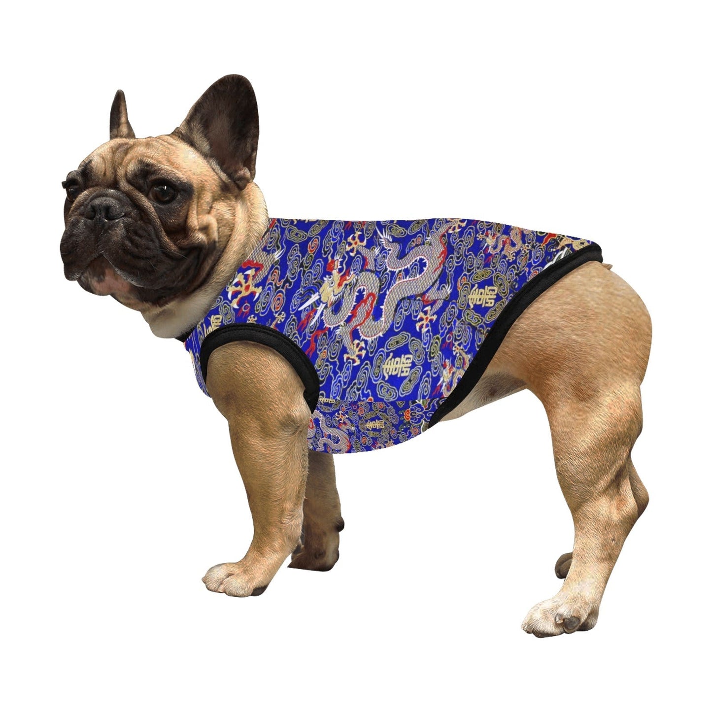 Pet Supply Blue Imperial Dragon Tank Top for Daily Use Essen - detail product image for pet supply