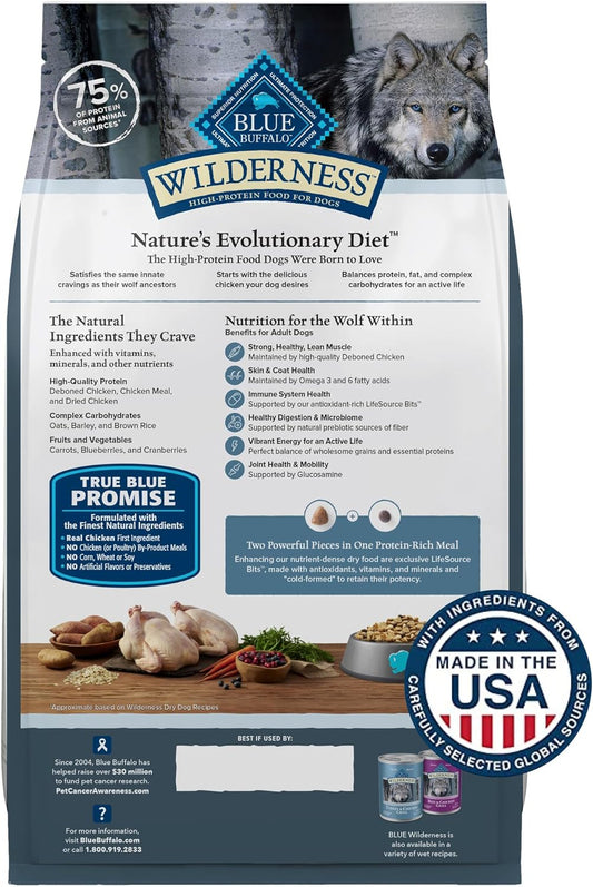 Blue Buffalo Wilderness Adult Chicken With Wholesome Grains - detail view
