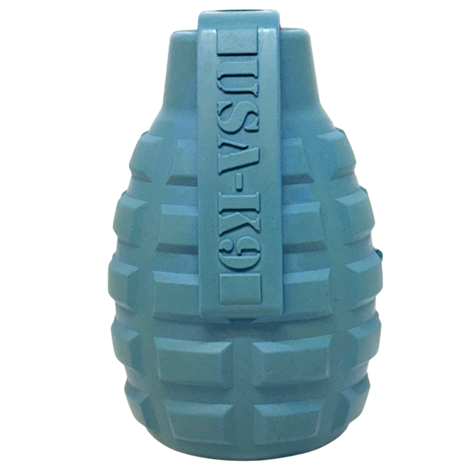 USA K9 Grenade Rubber Dog Chew Toy K9 Handler Edispenser Toy - gallery image 11
