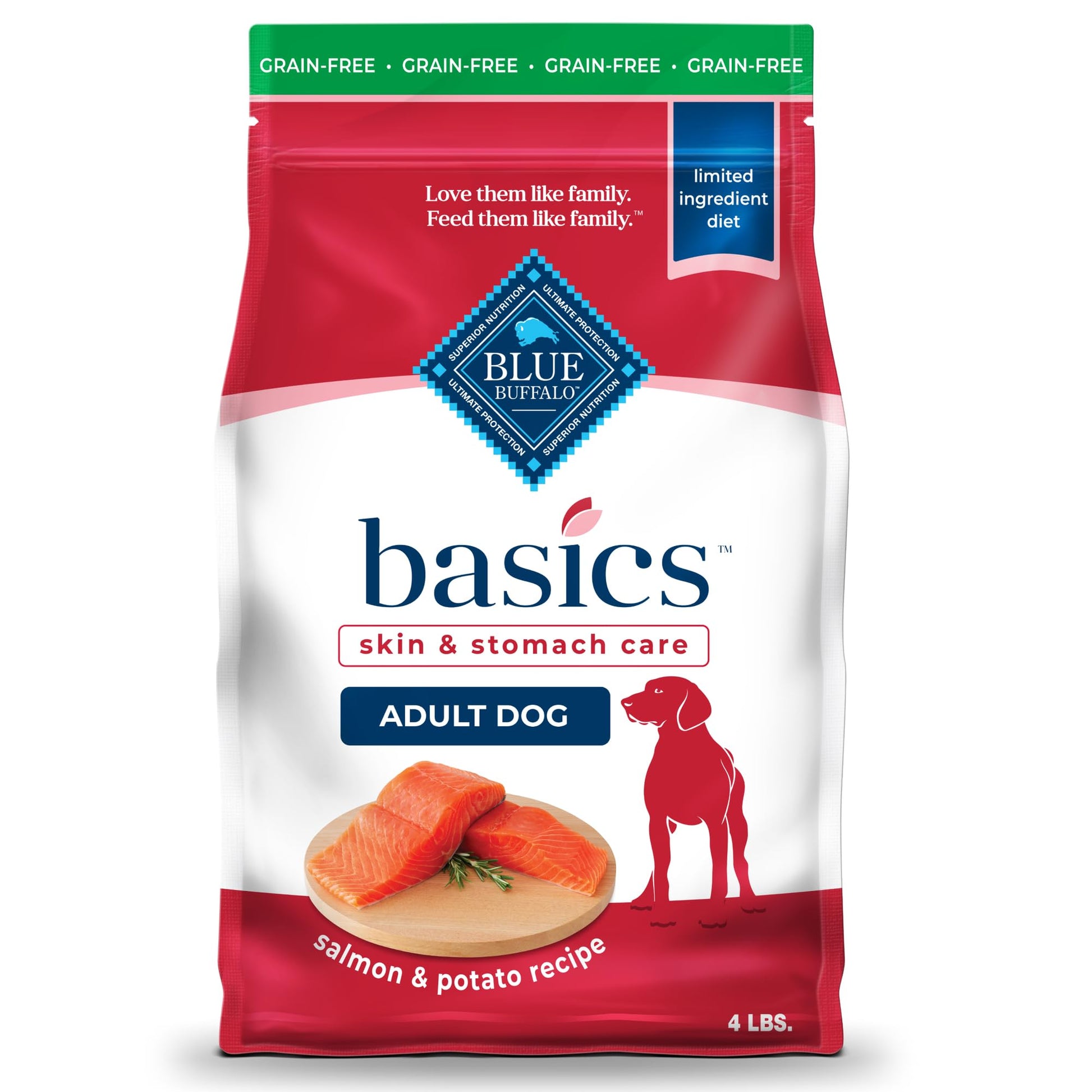 Blue Buffalo Basics Adult Grain Free Salmon Potato Limited - main product image
