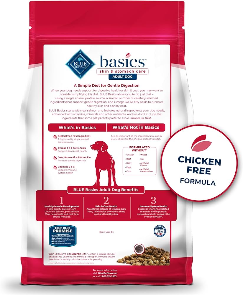 Blue Buffalo Basics Adult Grain Free Salmon Potato Limited - detail view