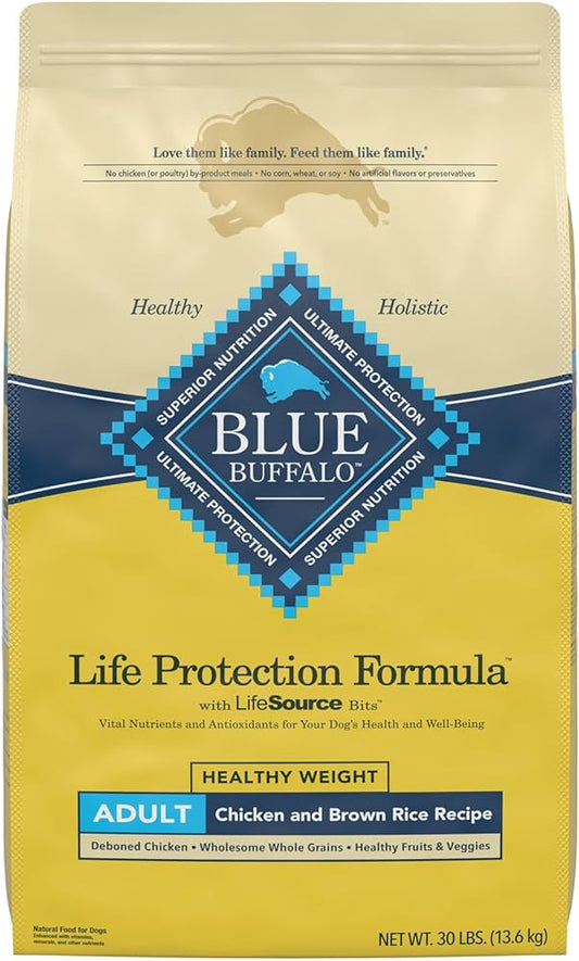 Blue Buffalo Adult Healthy Weight Chicken Brown Rice Dry Dog - main product image