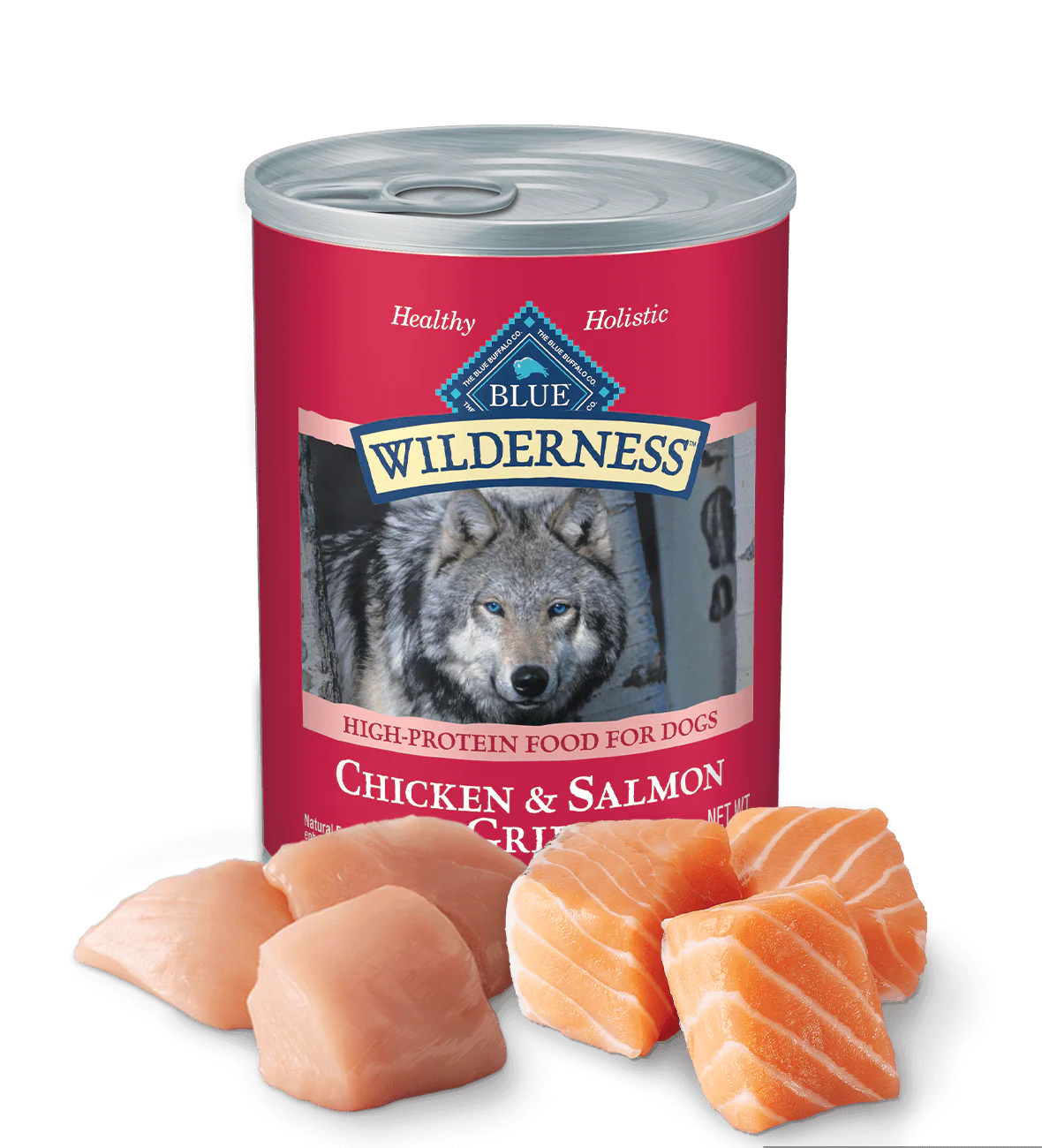 Blue Buffalo Wilderness Adult Grain Free Salmon Chicken Wet - main product image