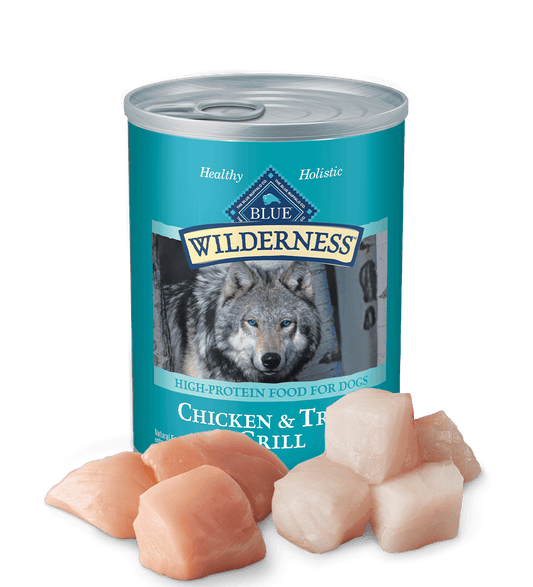 Wet Dog Food Blue Buffalo Trout Recipe 12.5oz Daily Meals - main product image