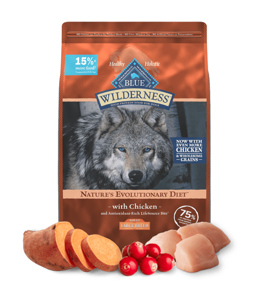Blue Buffalo Wilderness Adult Large Breed Chicken With Dry - main product image