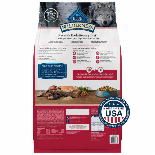 Blue Buffalo Wilderness Adult Salmon With Wholesome Grains - detail view