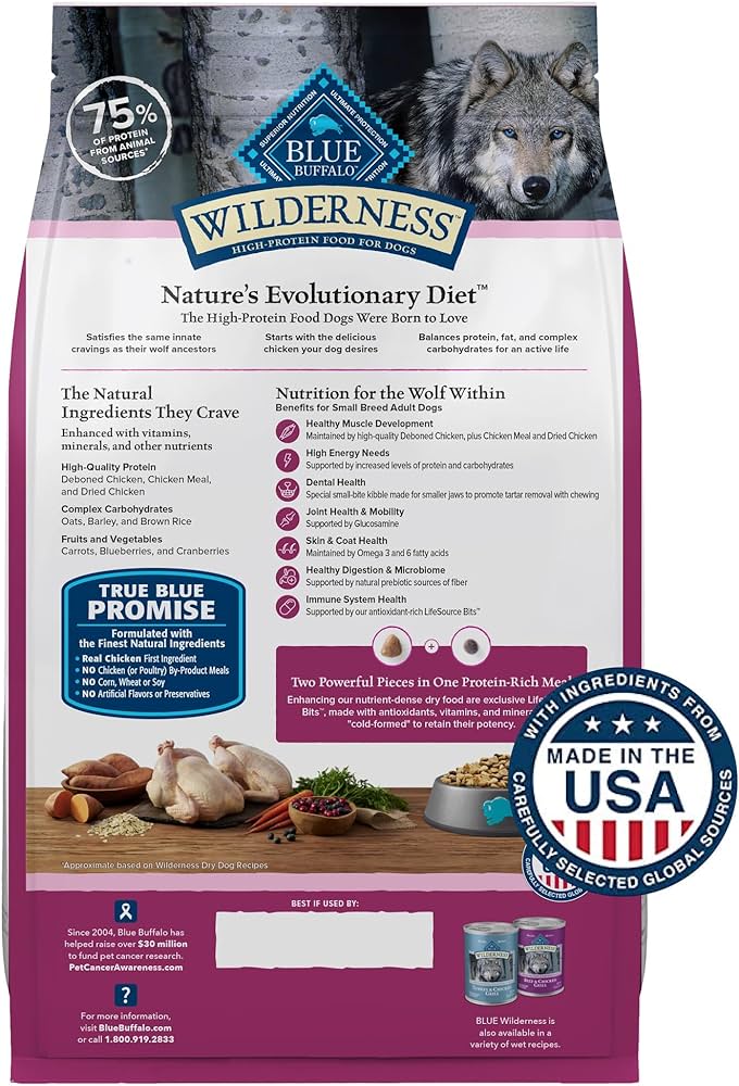 Dry Cat Food Blue Buffalo Chicken Recipe Small Daily Meals - detail view