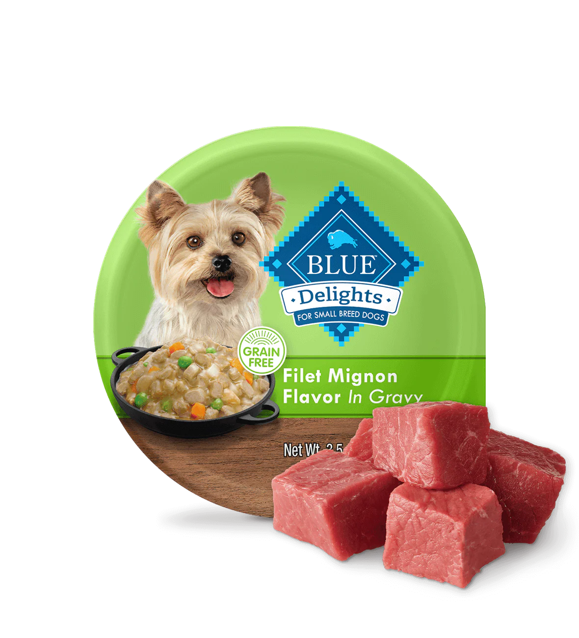 Blue Buffalo Blue Delights Small Breed Adult Dog Filet In 3 - main product image