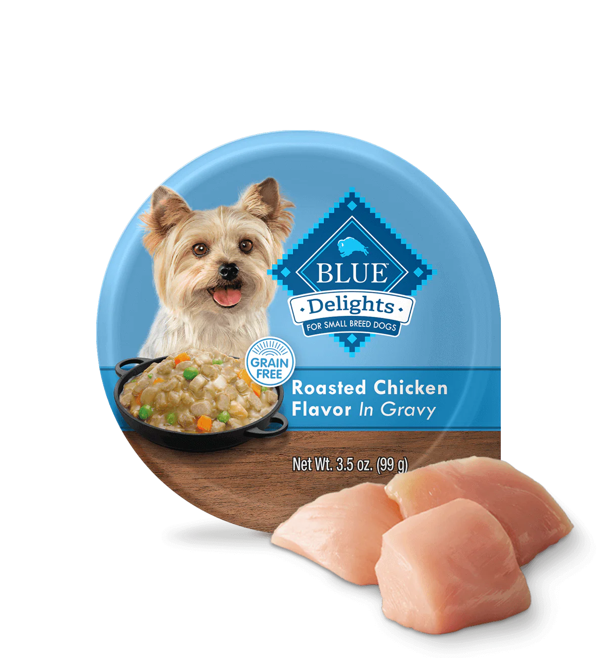 Blue Buffalo Blue Delights Small Breed Adult Dog Rotisserie - main product image