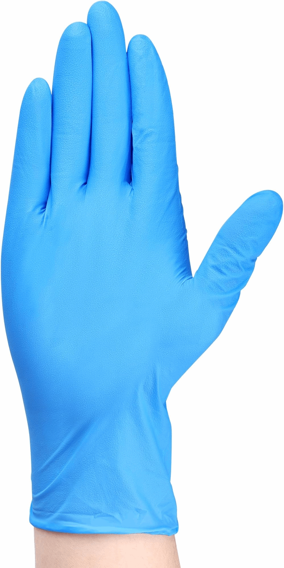 Disposable Nitrile Gloves Box Of 100 Fully Textured Powder - lifestyle view