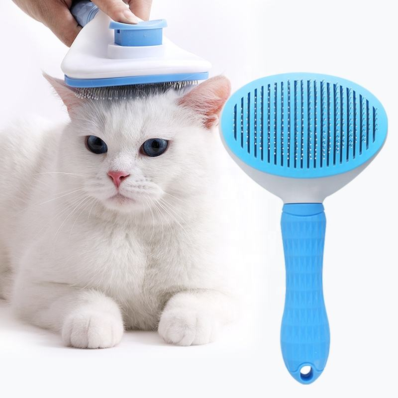 Self-Cleaning Pet Slicker Brush for Dogs, Cats & Rabbits - gallery image 11