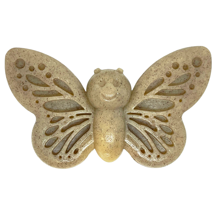 Butterfly Nylon Chew Enrichment Toy 2 In 1 For Aggressive - detail view
