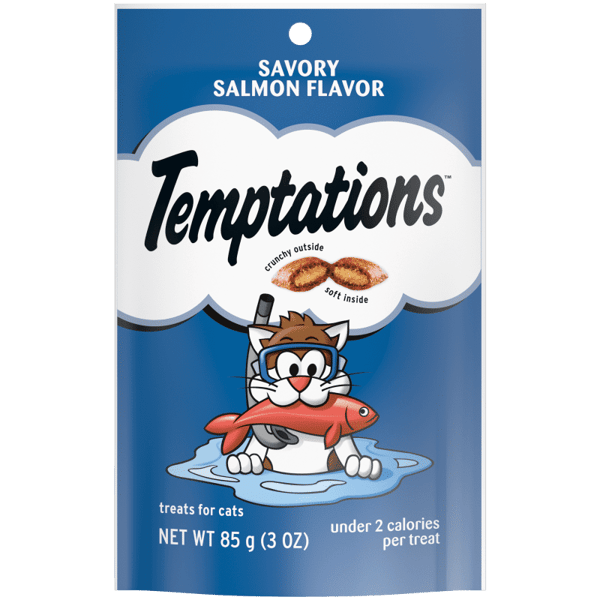 Dog Treats Temptations Salmon Chews Daily Training Rewards - main product image