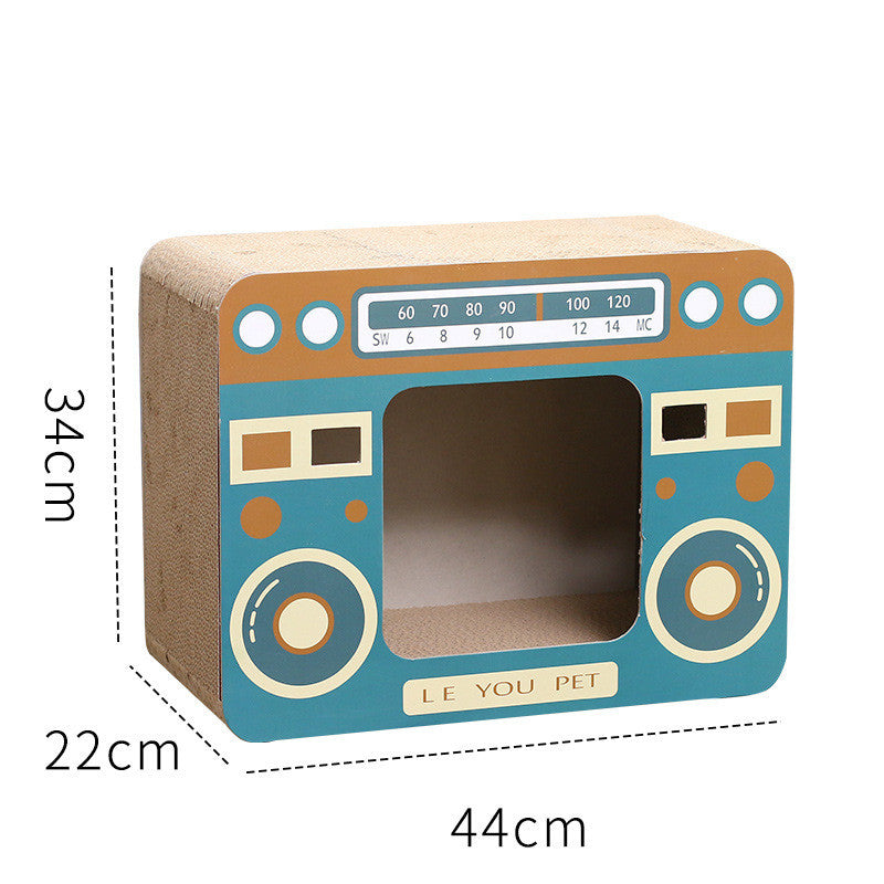 Tv Set Household Fashion Scratch Board Cat Litter Box Cat - gallery image 6