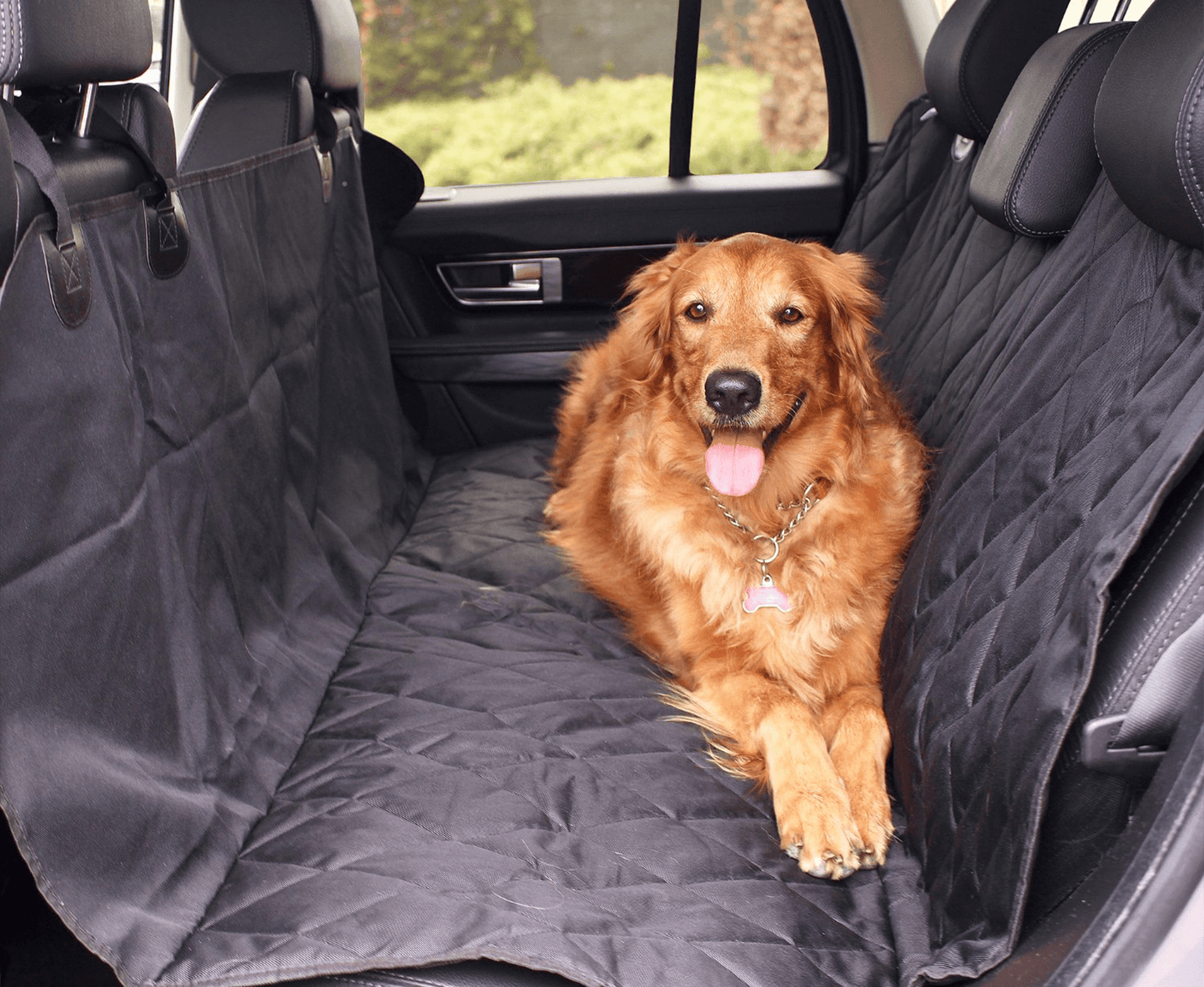Pupprotector Back Seat Dog Car Cover Pet Travel Accessories - close up view