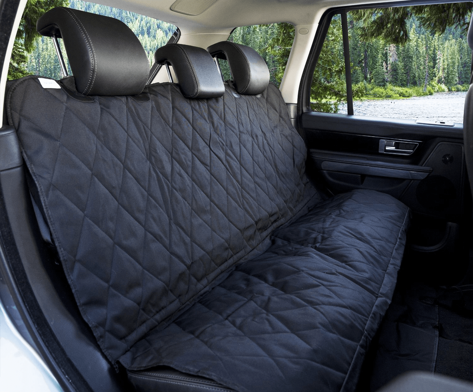 Pupprotector Back Seat Dog Car Cover Pet Travel Accessories - lifestyle view