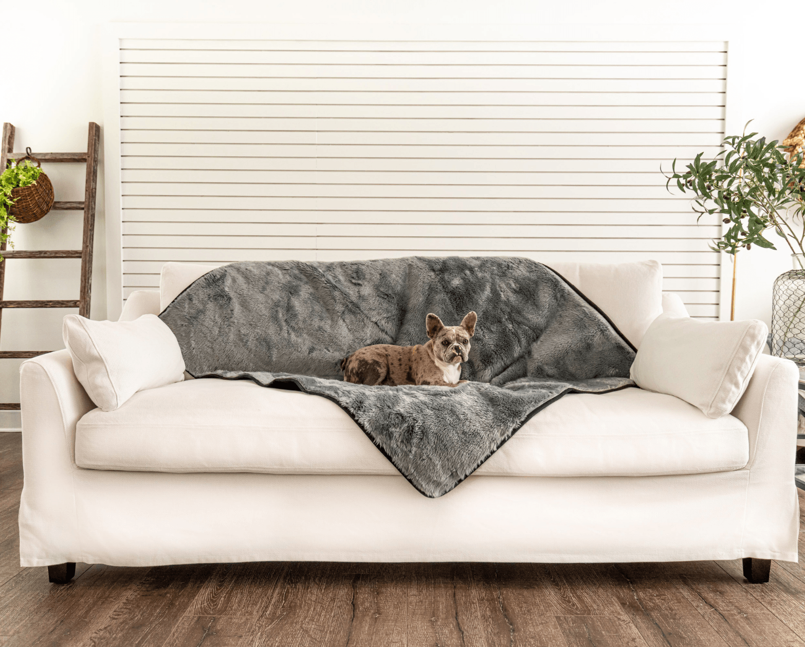 Pupprotector Summer Short Fur Waterproof Throw Blanket Grey - gallery image 11