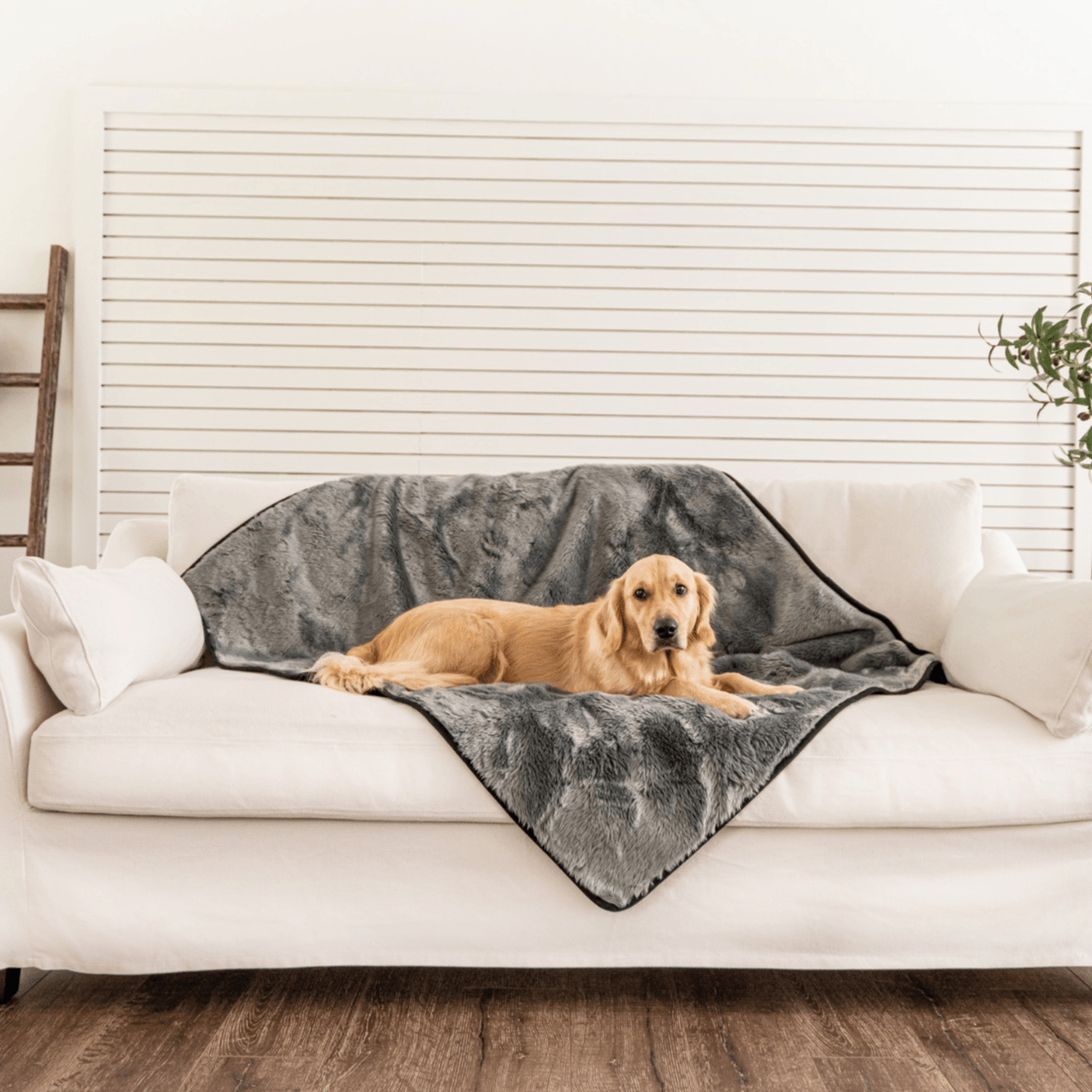 Pupprotector Summer Short Fur Waterproof Throw Blanket Grey - gallery image 13