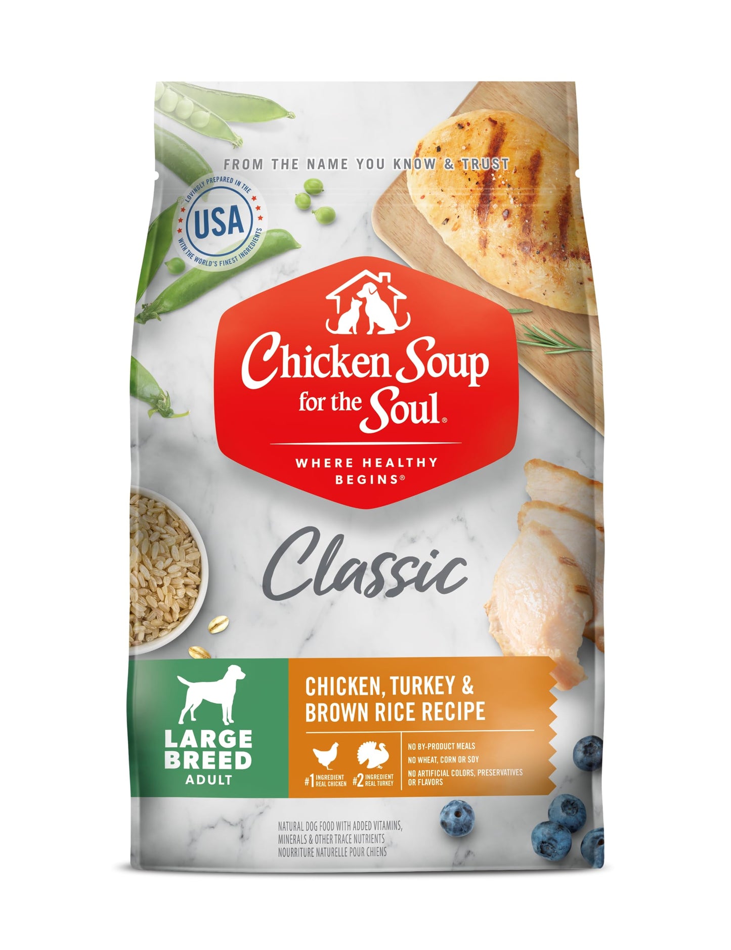 Chicken Soup Adult Chicken Turkey And Brown Rice Large Breed - main product image