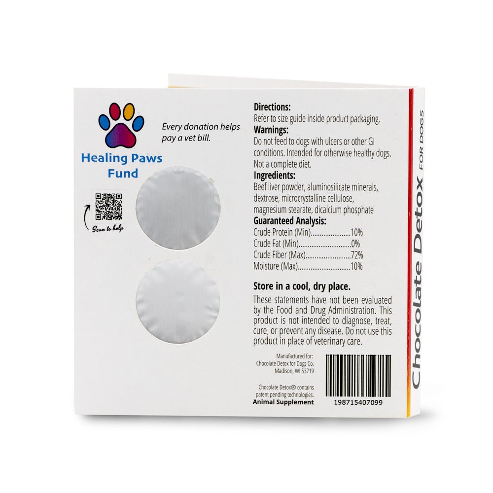 Chocolate Detox For Dogs 2 Tablets Pet Health Supplies Pet - gallery image 6