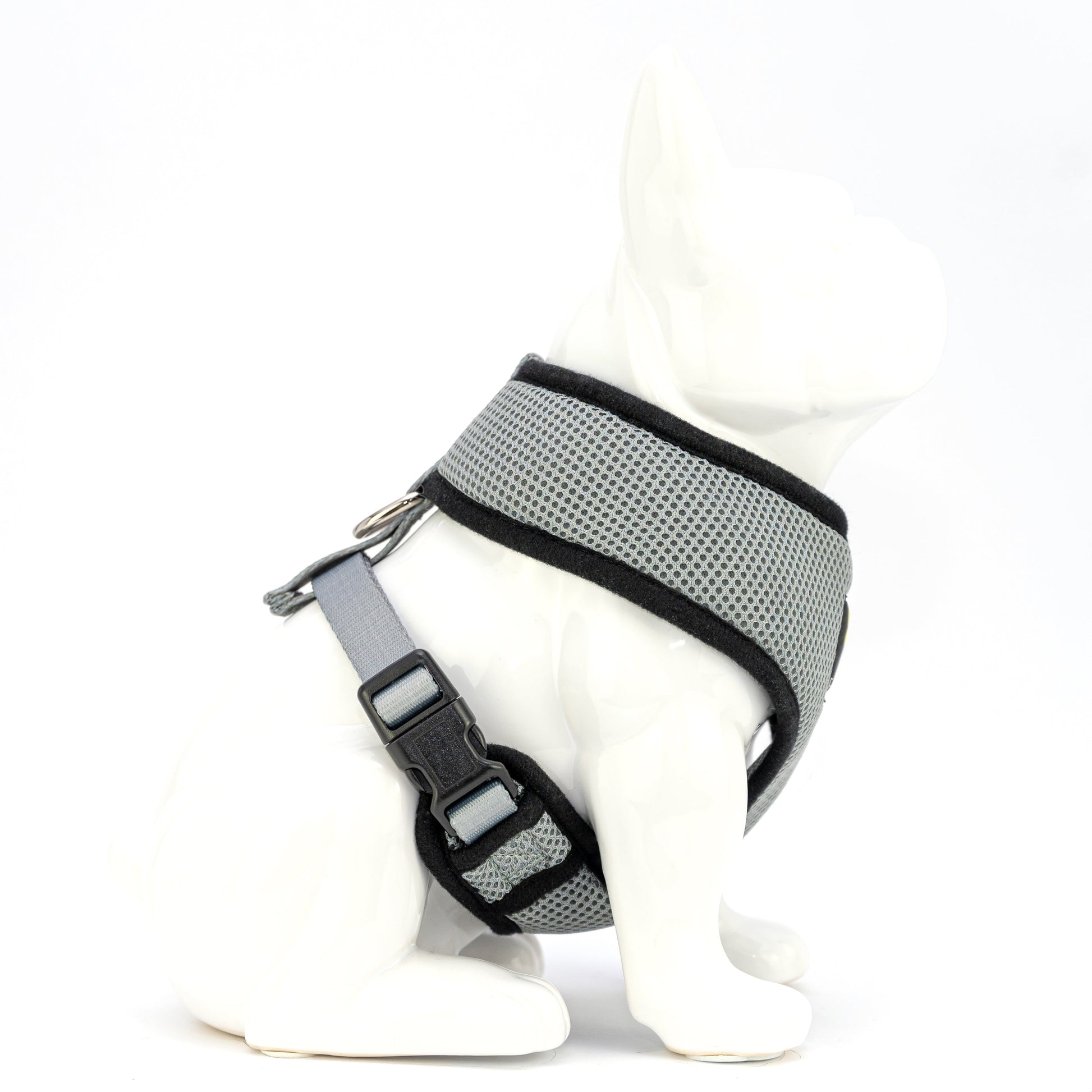 Dog Harness EcoBark Gray Harness Over-the-Head Soft Mesh - gallery product image for dog harness