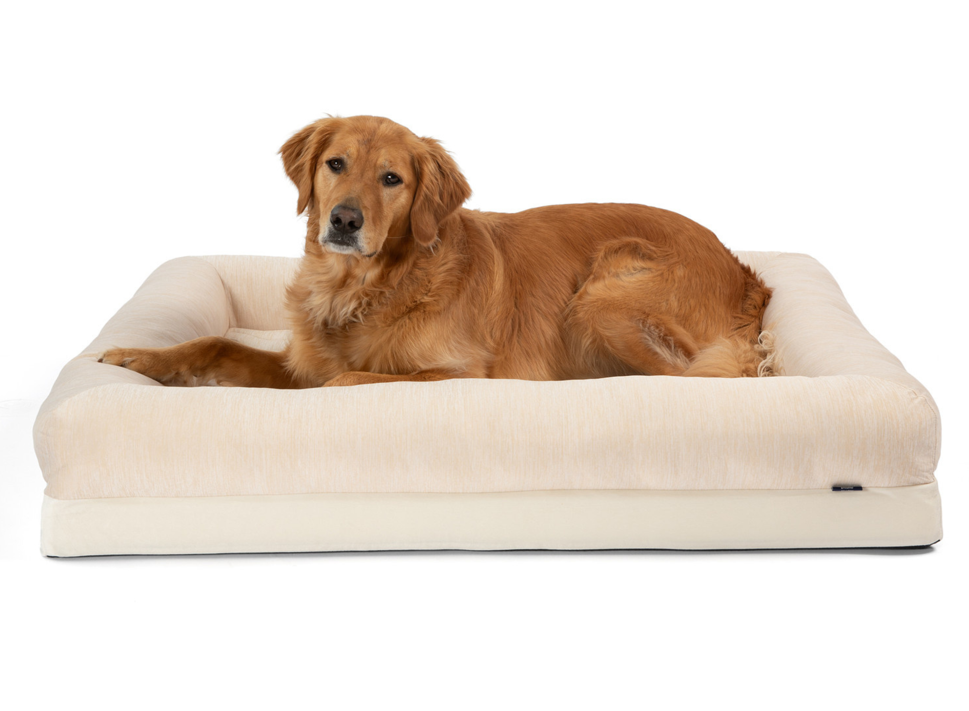 Pupchill Cooling 4 Bolster Dog Bed Arctic Sand Washable Pet - gallery image 17