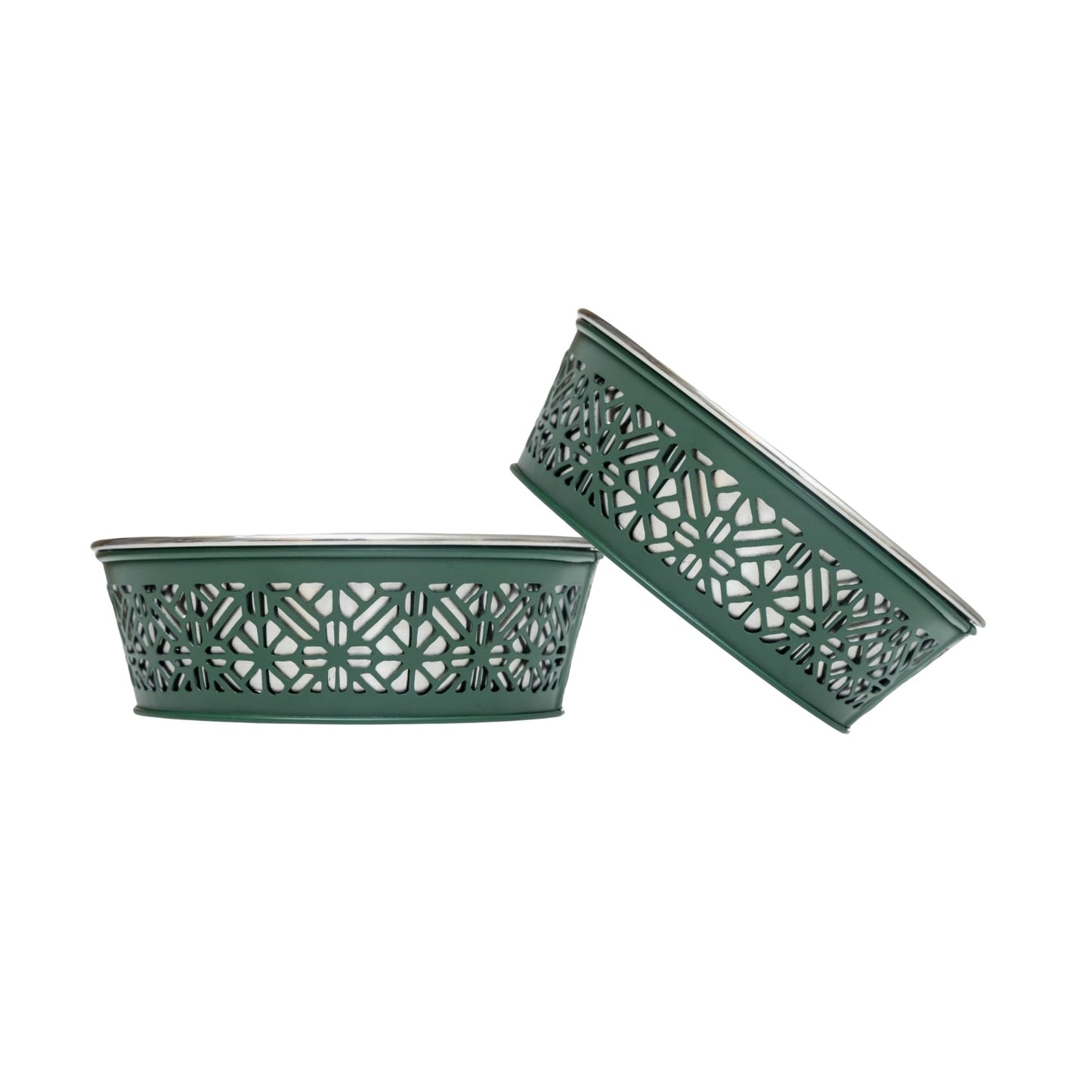 Dog Feeder Country Living Set of Stainless Steel Bowls Essen - gallery product image for dog feeder