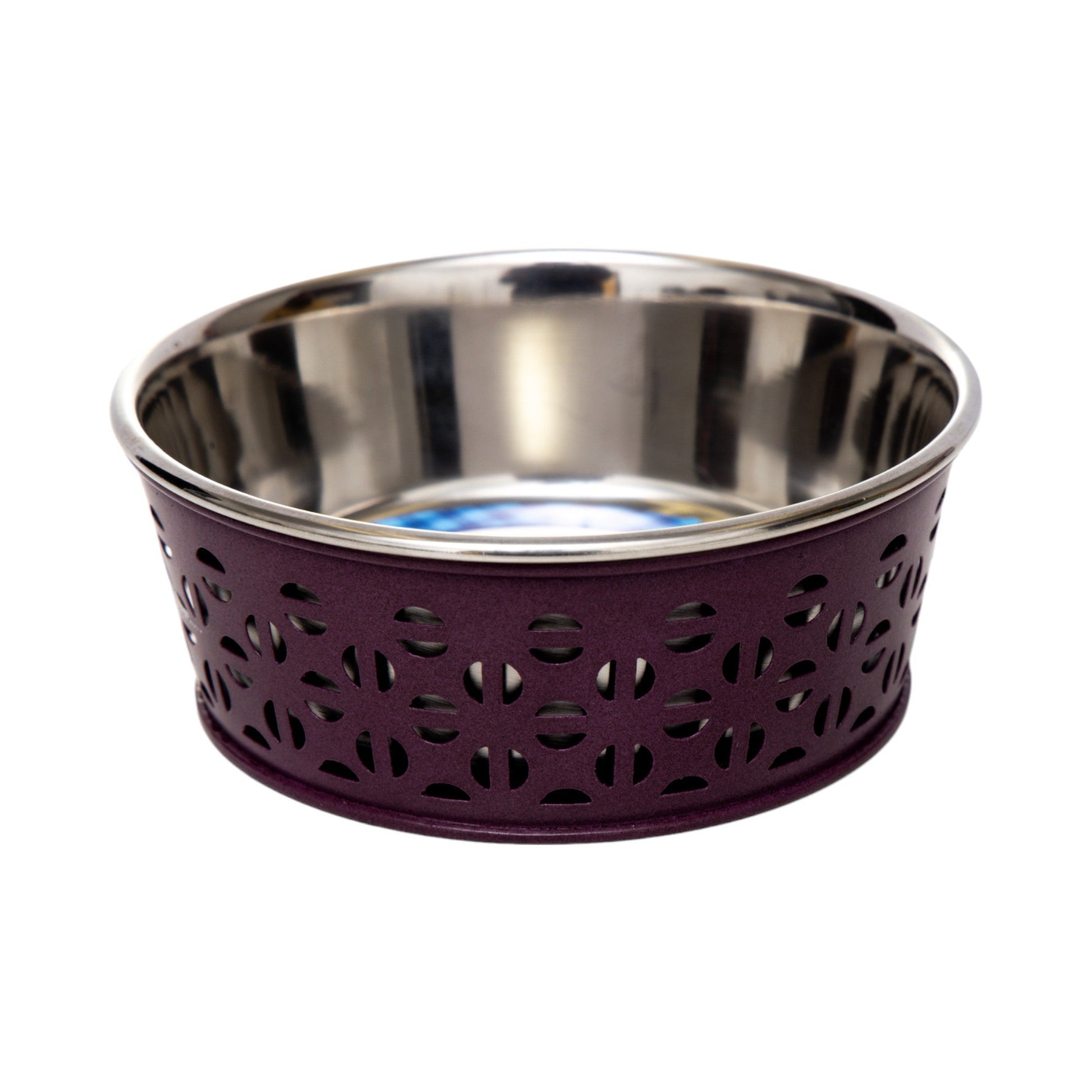 Dog Feeder Country Living Set of Stainless Steel Bowls Essen - close up product image for dog feeder