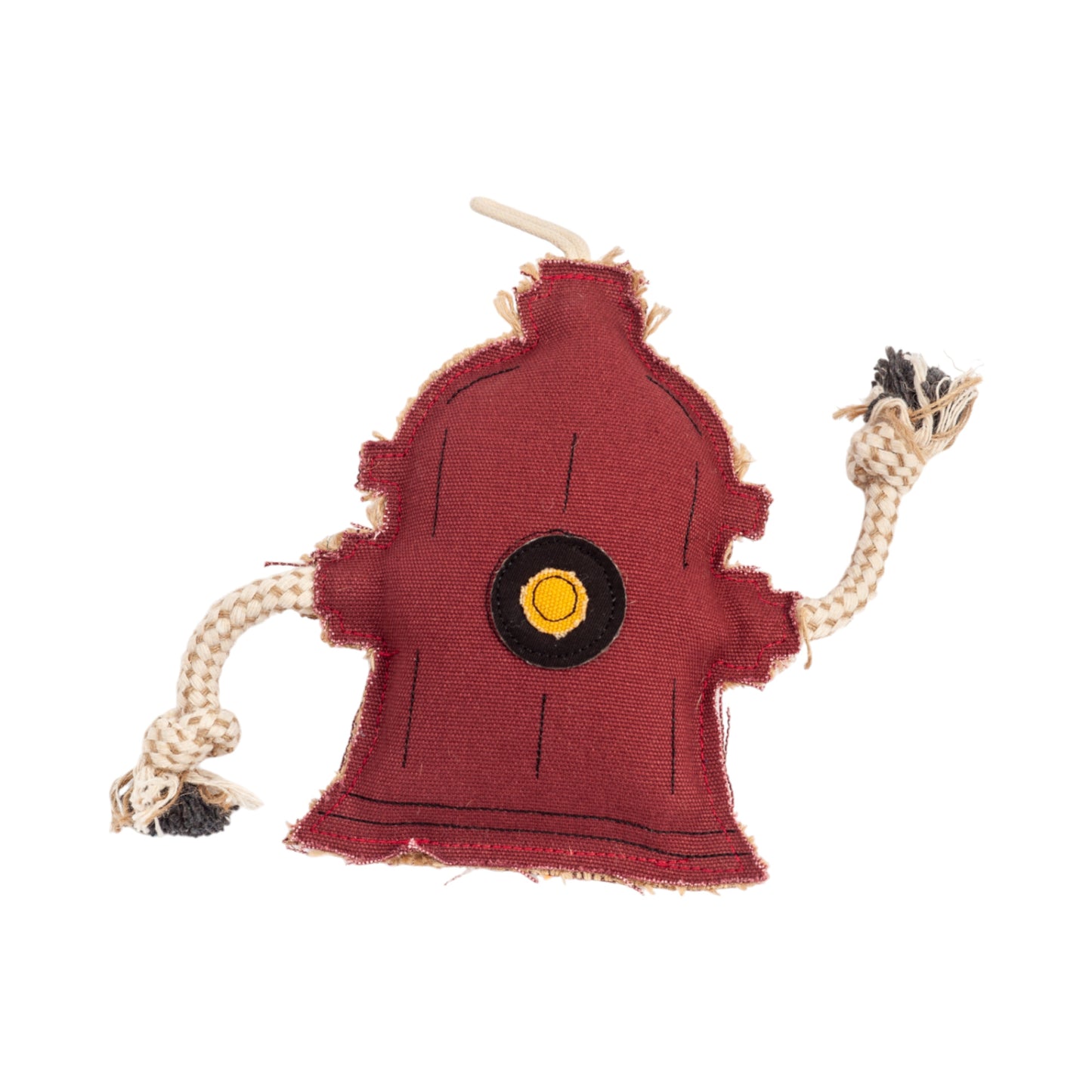 Dog Treats Country Living Canvas Jute Fire Hydrant Chew Toy - gallery product image for dog treats